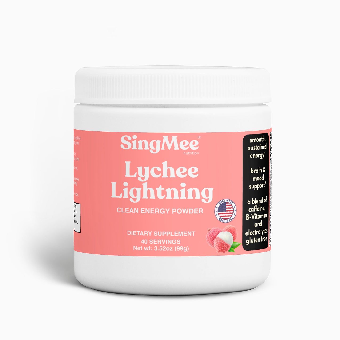 Lychee Lightning Energy Powder