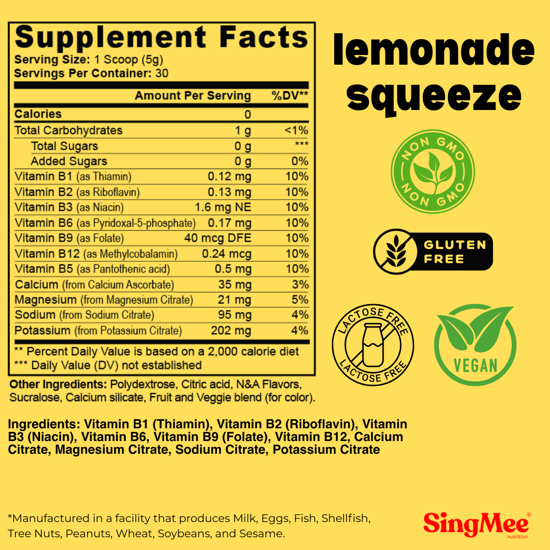 Lemonade Squeeze Hydration Powder